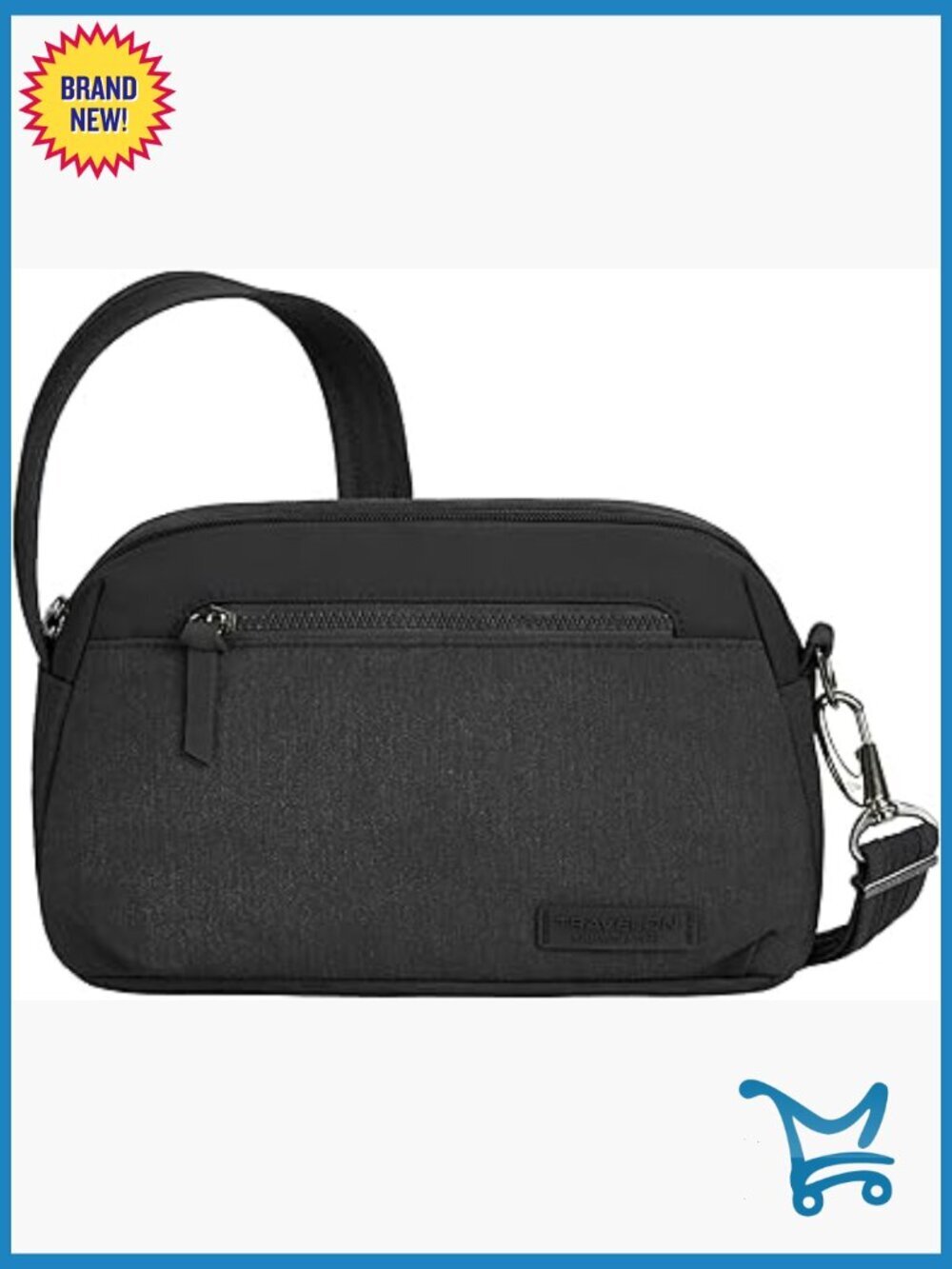 Anti-Theft Crossbody Bag with RFID Blocking, Adjustable Strap, Travel